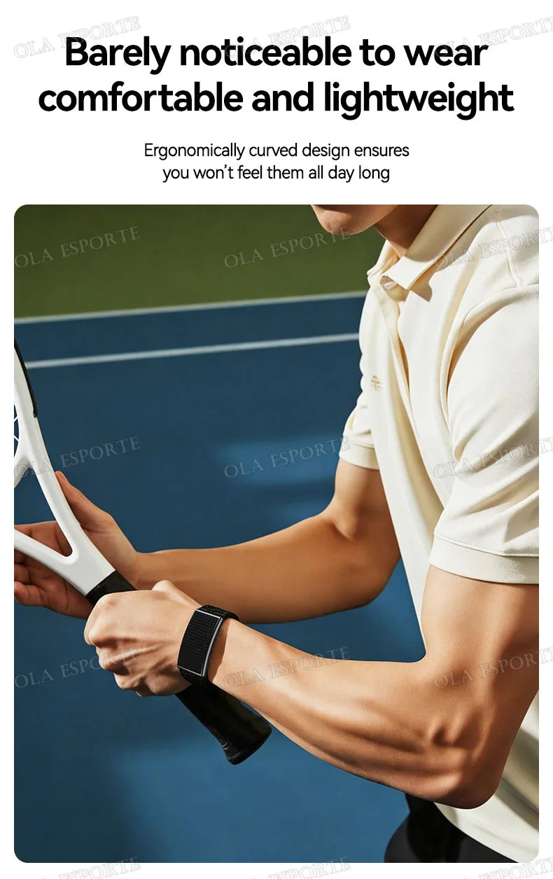 Smart Fitness Bracelet – No Screen | IP68 Waterproof | Heart Rate & Health Monitor