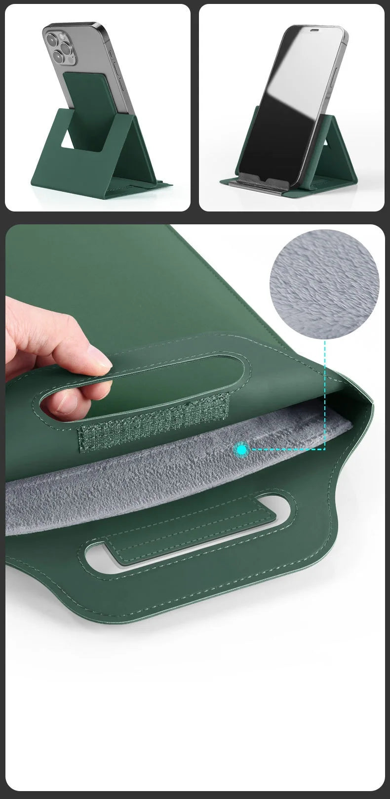 Laptop Sleeve for Infinix XBOOK B15 15.6inch – Foldable Stand, Mouse Pad & Phone Holder All-in-One