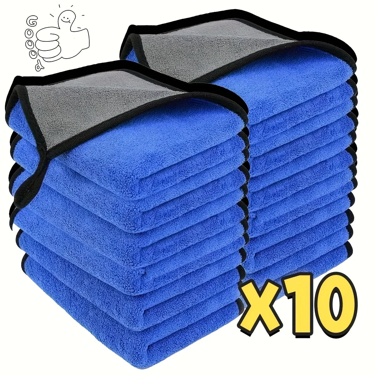 Microfiber Car Cleaning Towels | Ultra Absorbent Auto Detailing & Drying Cloth