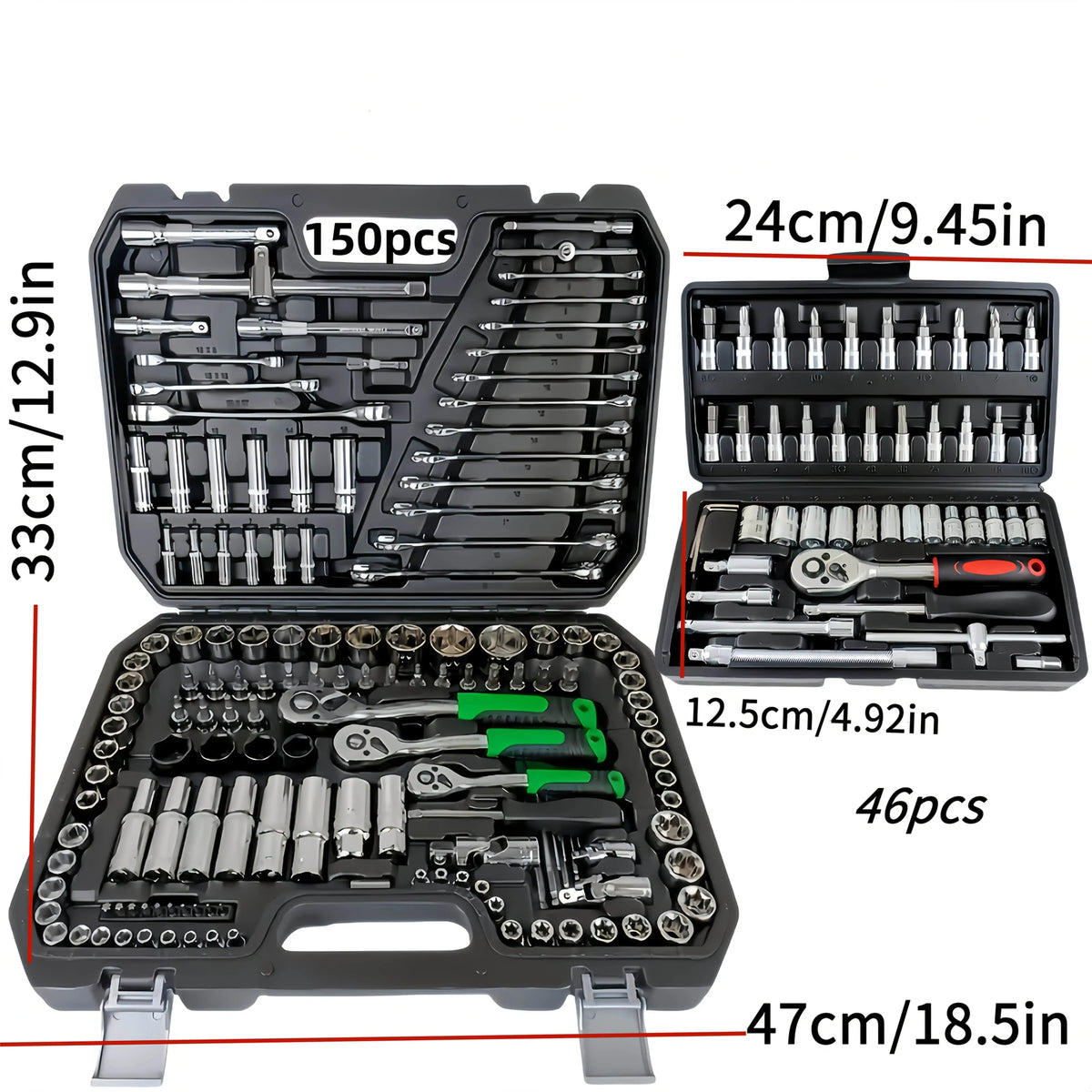 Socket & Ratchet Tool Set with Storage Case