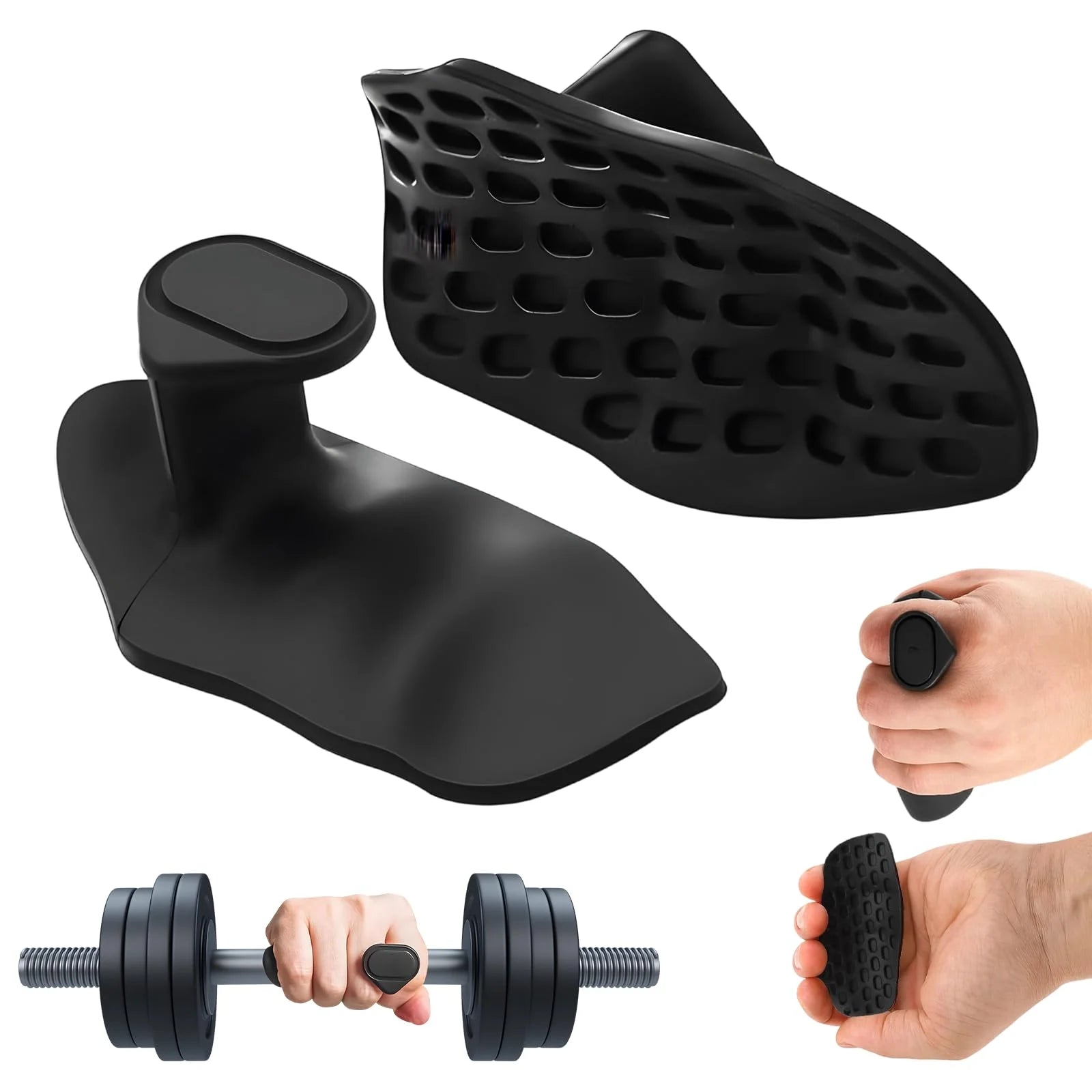 Weightlifting Grip Pads – Silicone Palm Protection for Gym Training