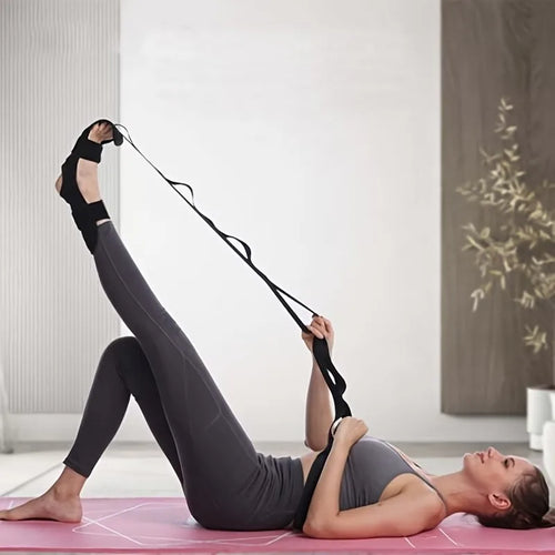 Adjustable Yoga Stretching Band – Leg, Foot & Full Body Flexibility