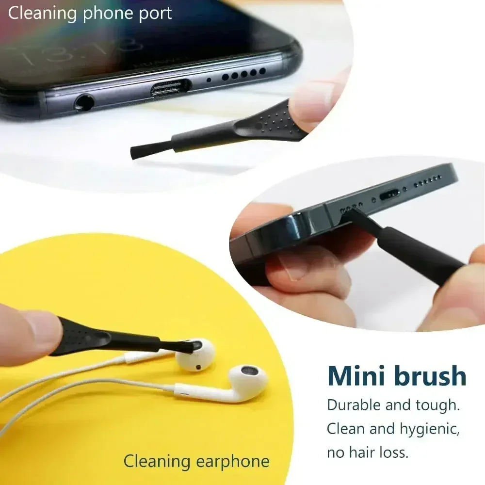 Phone Cleaning Kit | Speaker & Charging Port Brush for iPhone, Samsung & Type-C