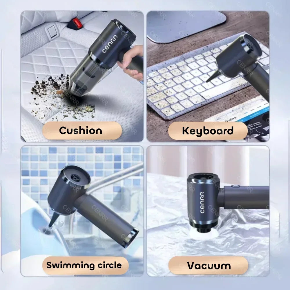 CENRR Car Vacuum Cleaner 210,000PA | Powerful Handheld Wireless Blower