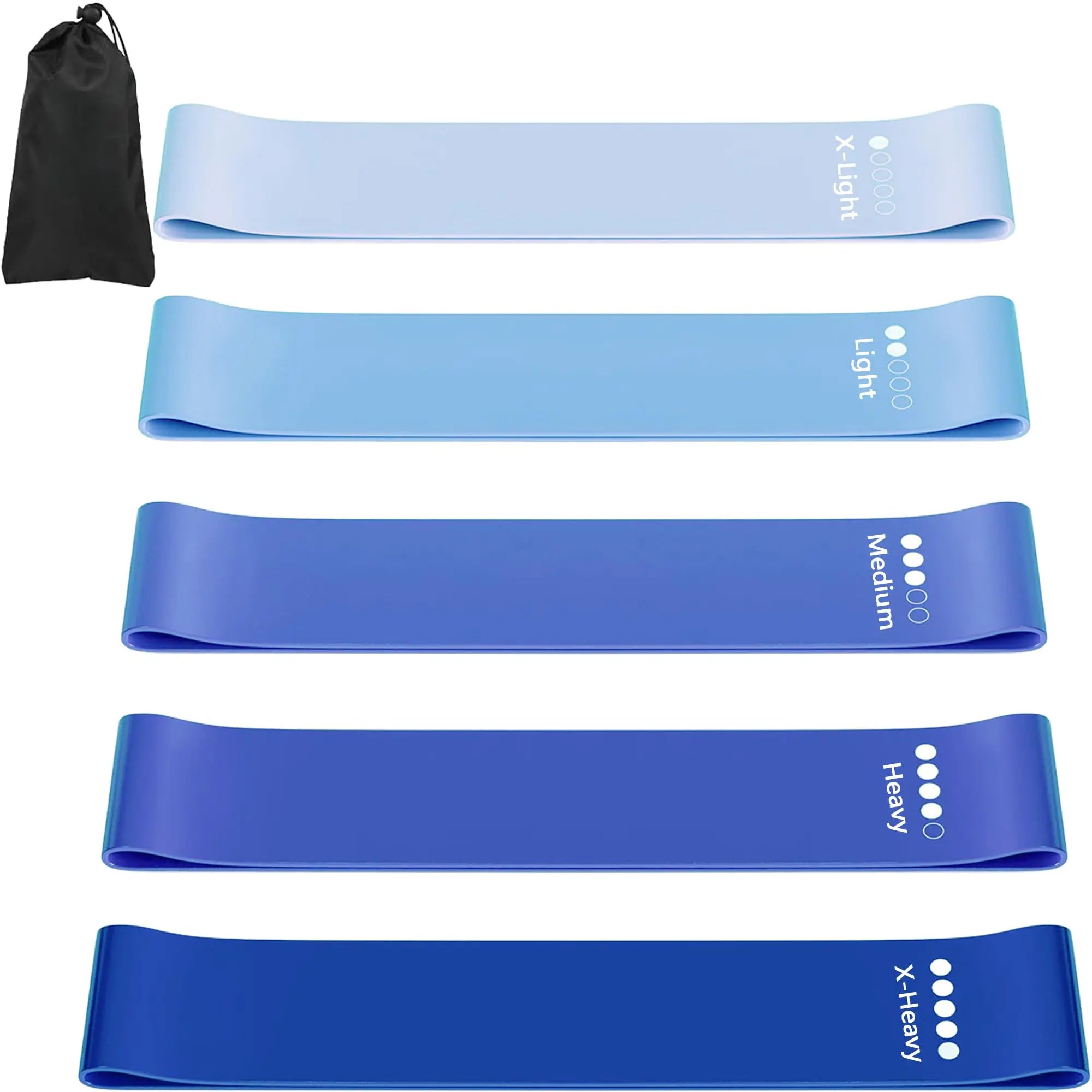 5-Level Gradient Resistance Bands – Loop Bands for Full Body Training