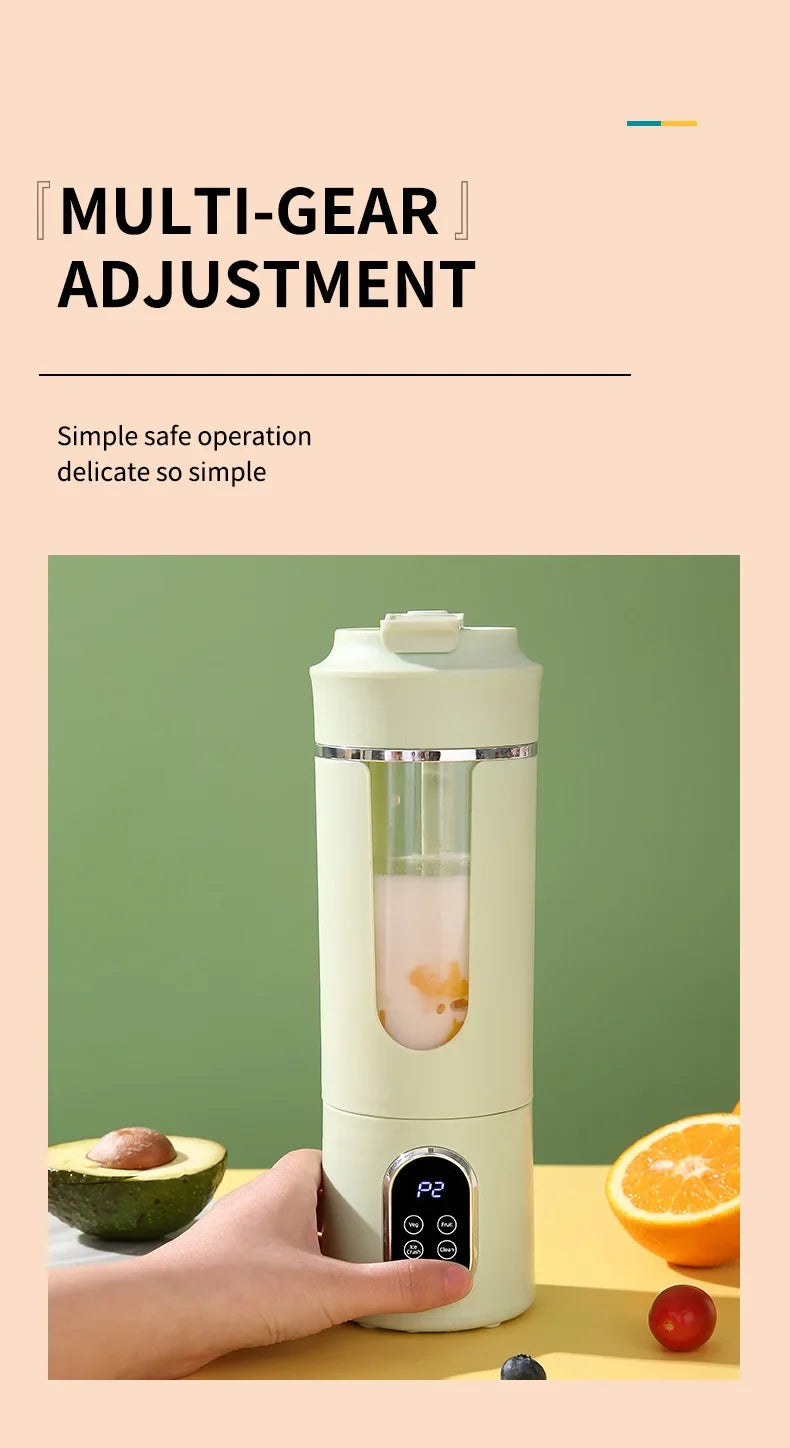 Portable USB Juice Blender Cup – Rechargeable Mini Smoothie Maker