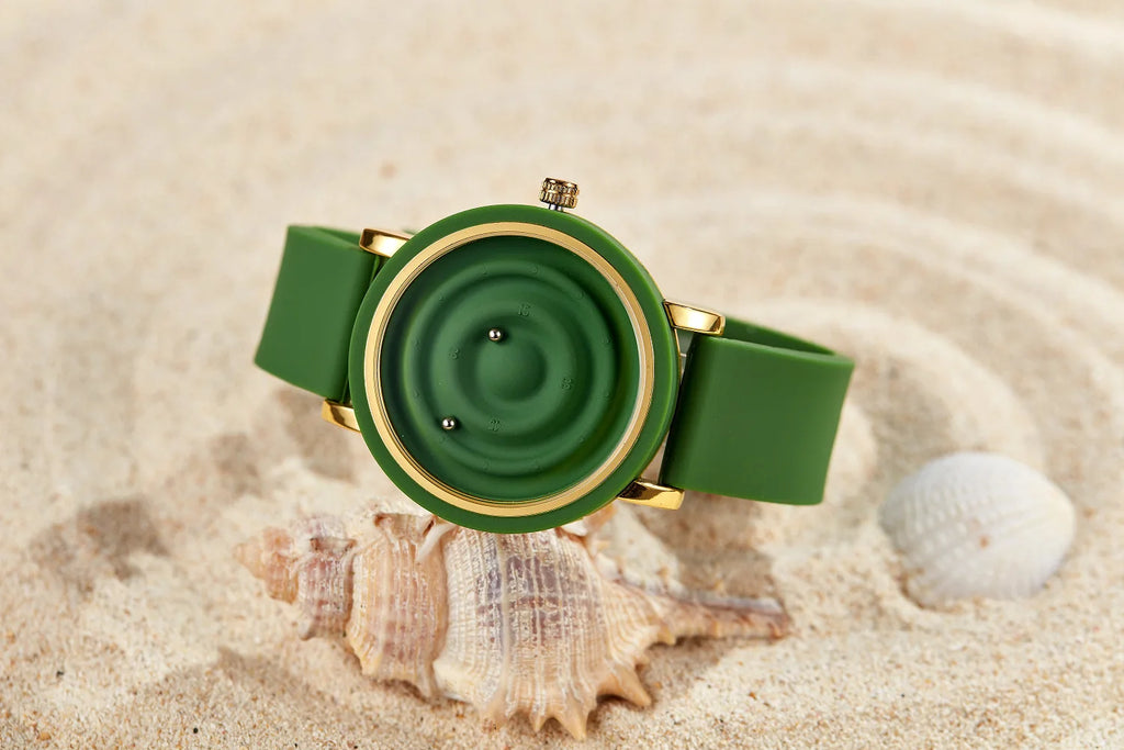 Magnetic Pointer Watch – Waterproof Quartz for Men & Women