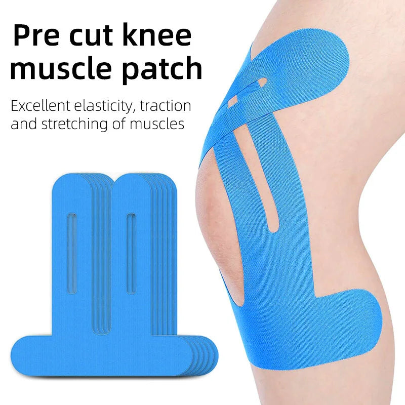 Kinesiology Knee Tape – 10-Pack Waterproof & Elastic Athletic Support