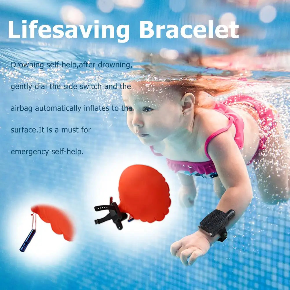 Portable Anti-Drowning Bracelet – Auto-Inflating Lifesaving Wristband