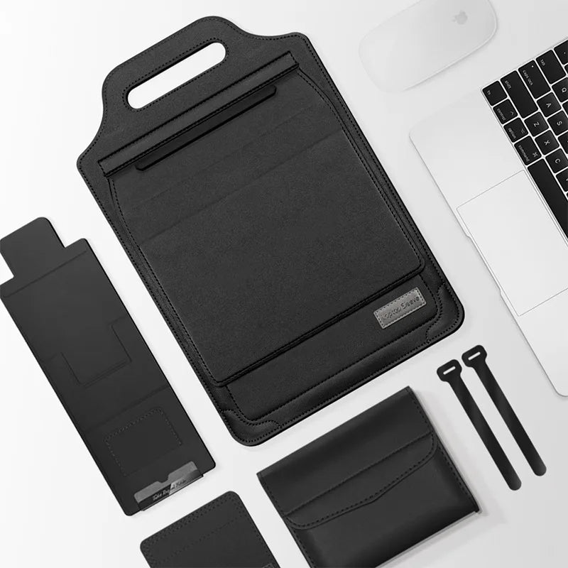 Laptop Sleeve for Infinix XBOOK B15 15.6inch – Foldable Stand, Mouse Pad & Phone Holder All-in-One