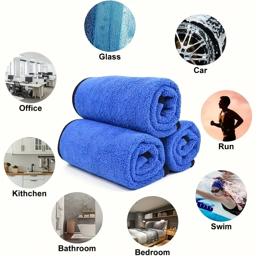 Microfiber Car Cleaning Towels | Ultra Absorbent Auto Detailing & Drying Cloth