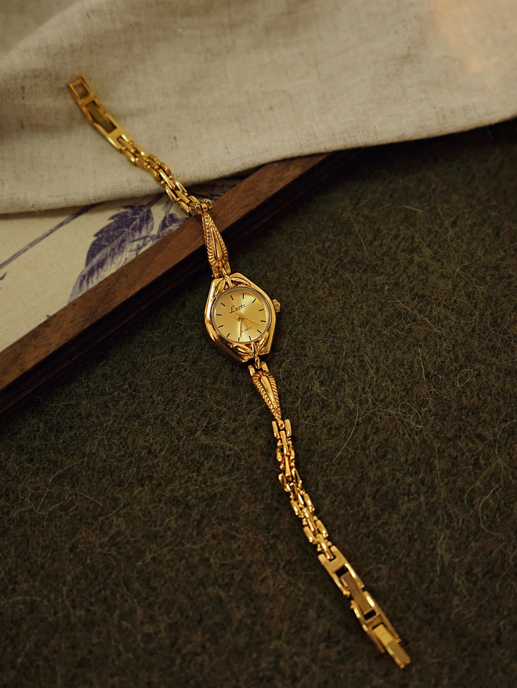 Gold French Classic Ladies Quartz Watch