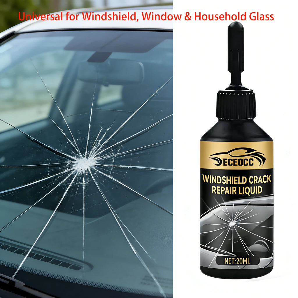 Auto Glass Repair Kit | Windshield Crack & Chip Repair Liquid