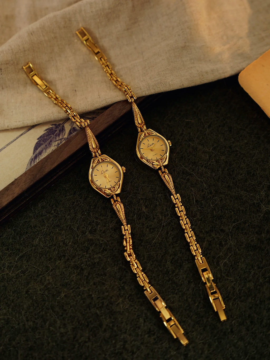 Gold French Classic Ladies Quartz Watch
