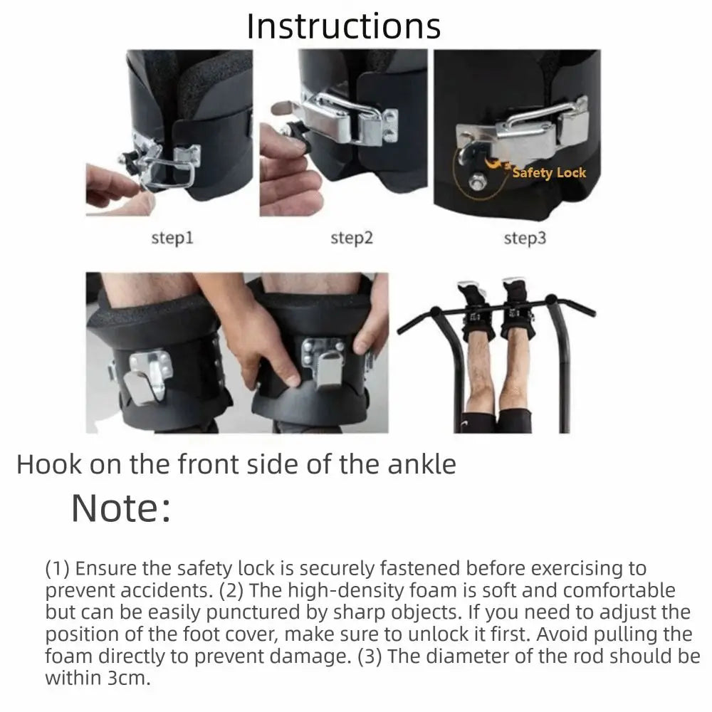 Padded Gravity Inversion Boots