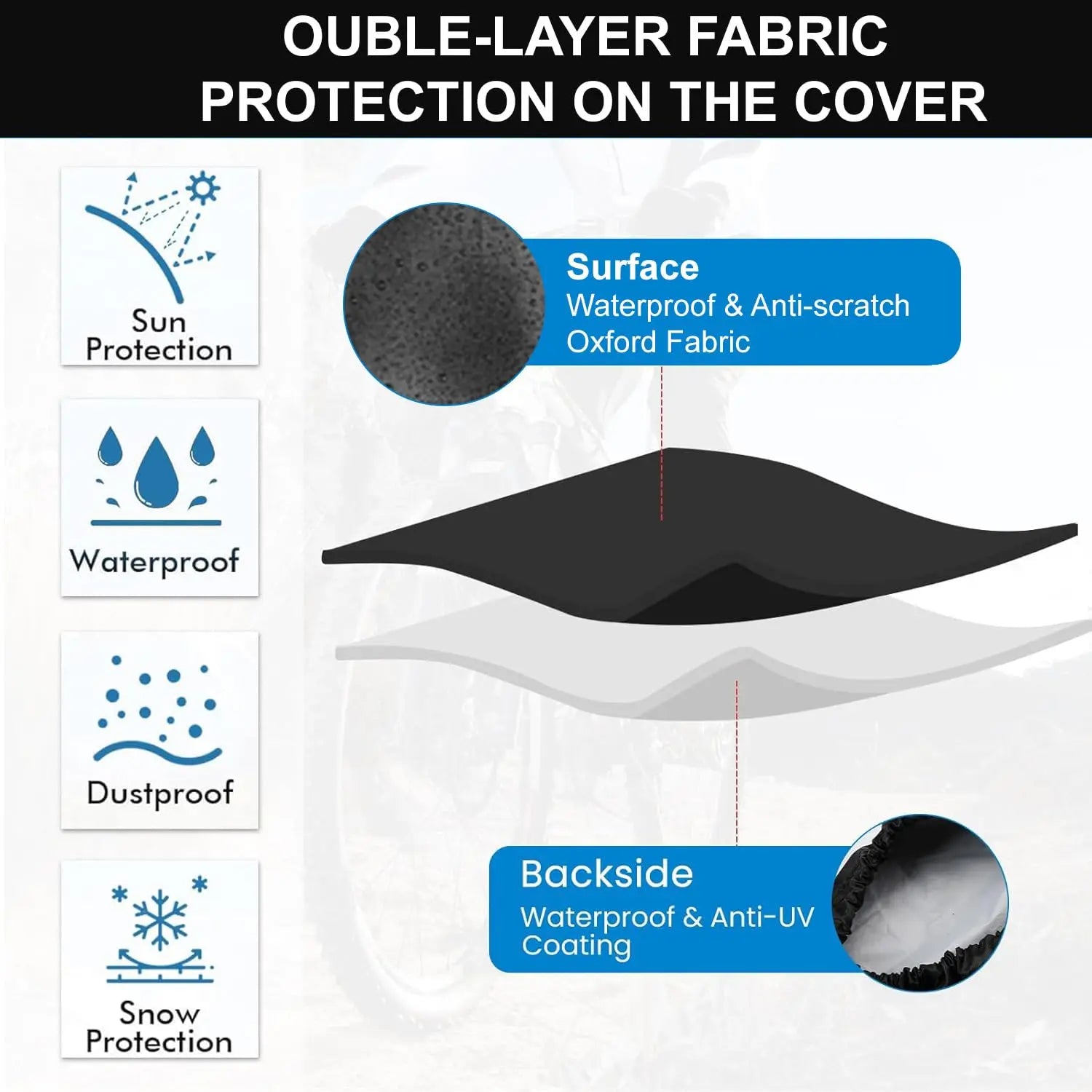Waterproof Bicycle Seat Cover – UV & Rain Protection for All Bike Saddles