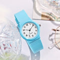 Exam Watch for Women – Simple Silicone Strap Waterproof Quartz