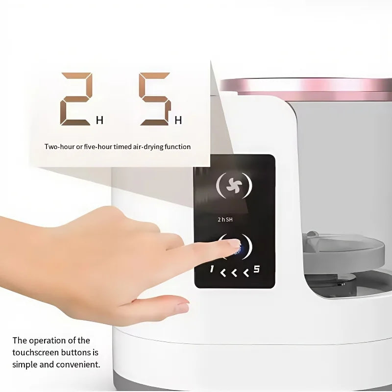 3-in-1 Electric Makeup Brush Cleaner & Dryer – Fast Spin Cleaning Machine