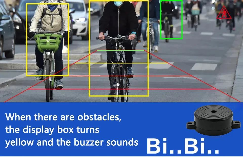 AI Smart Backup Camera | 170° Fisheye AHD 1080P with ADAS Obstacle Detection