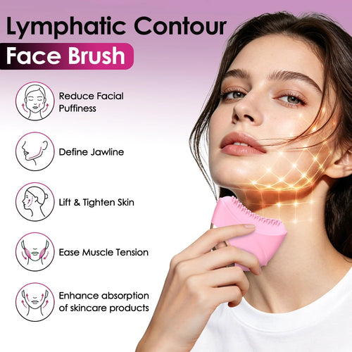 Body & Face Exfoliating Brush – Firm Bristles for Shower Skincare & Massage