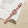 Women’s Square Minimalist Watch – Leather Strap Quartz Timepiece