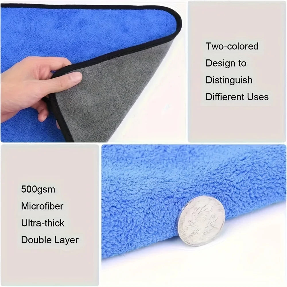 Microfiber Car Cleaning Towels | Ultra Absorbent Auto Detailing & Drying Cloth