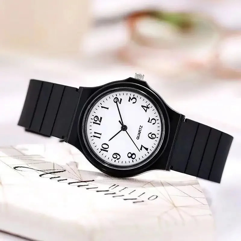 Exam Watch for Women – Simple Silicone Strap Waterproof Quartz