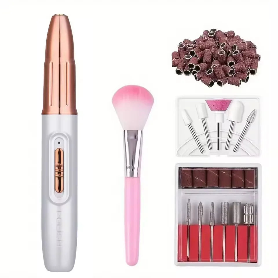 Electric Nail Grinder – Rechargeable Portable Nail File & Polisher
