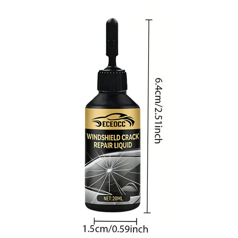Auto Glass Repair Kit | Windshield Crack & Chip Repair Liquid