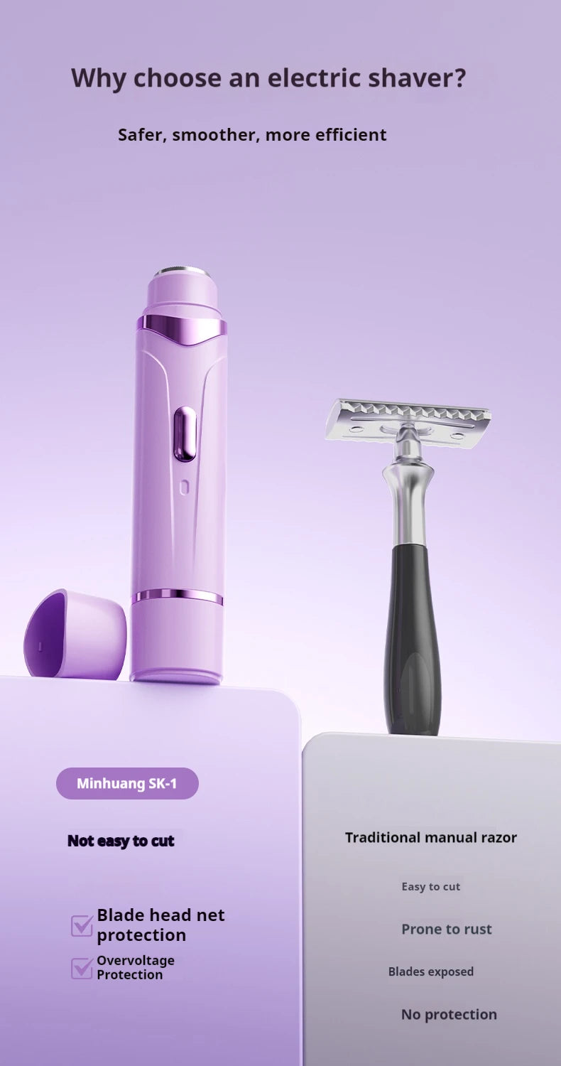 2in1 Electric Razor for Women