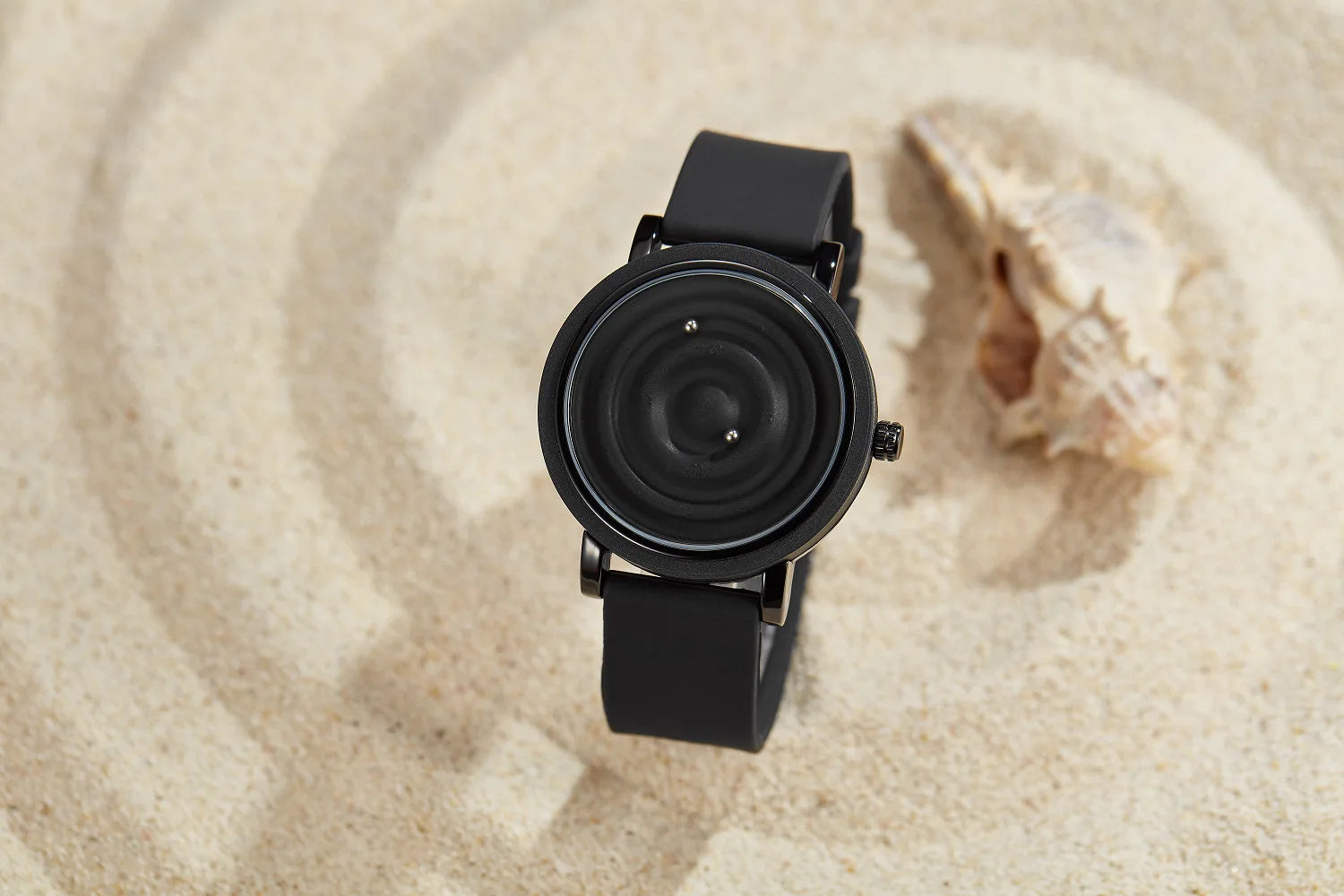 Magnetic Pointer Watch – Waterproof Quartz for Men & Women
