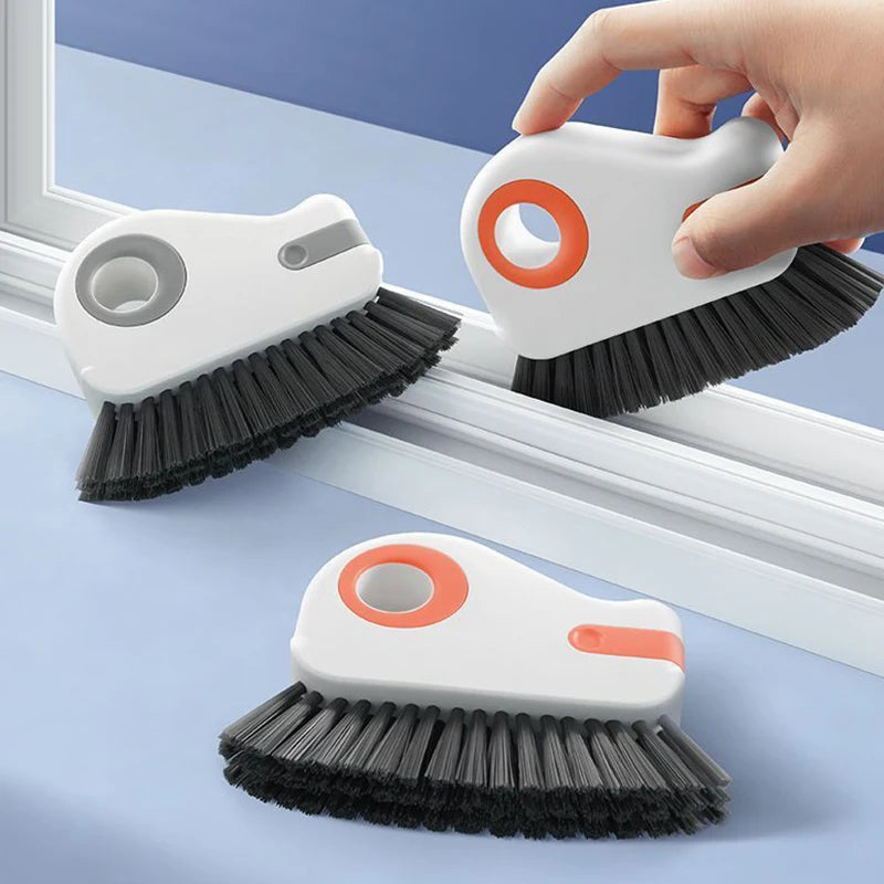 2-in-1 Groove Cleaning Brush | Window Track & Grout Crevice Cleaner Tool