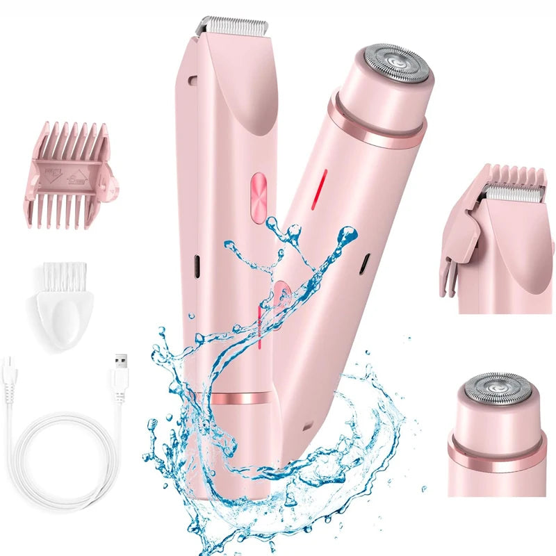 2-in-1 Waterproof Bikini + Face Trimmer – No Razor Burn, Worldwide Shipping
