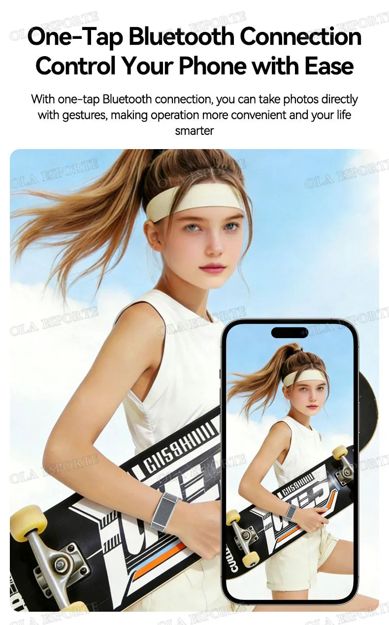 Smart Fitness Bracelet – No Screen | IP68 Waterproof | Heart Rate & Health Monitor