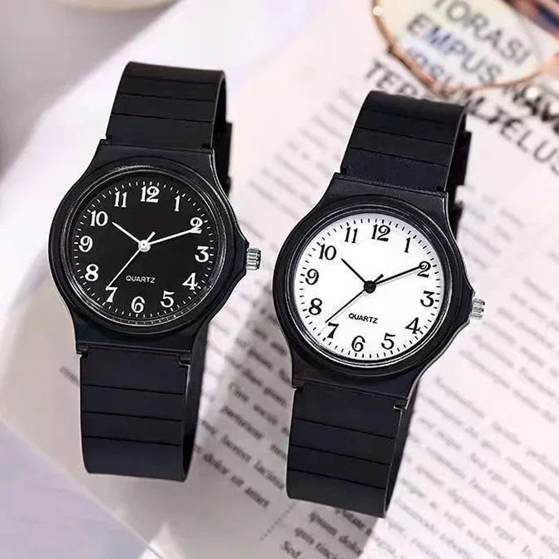 Exam Watch for Women – Simple Silicone Strap Waterproof Quartz