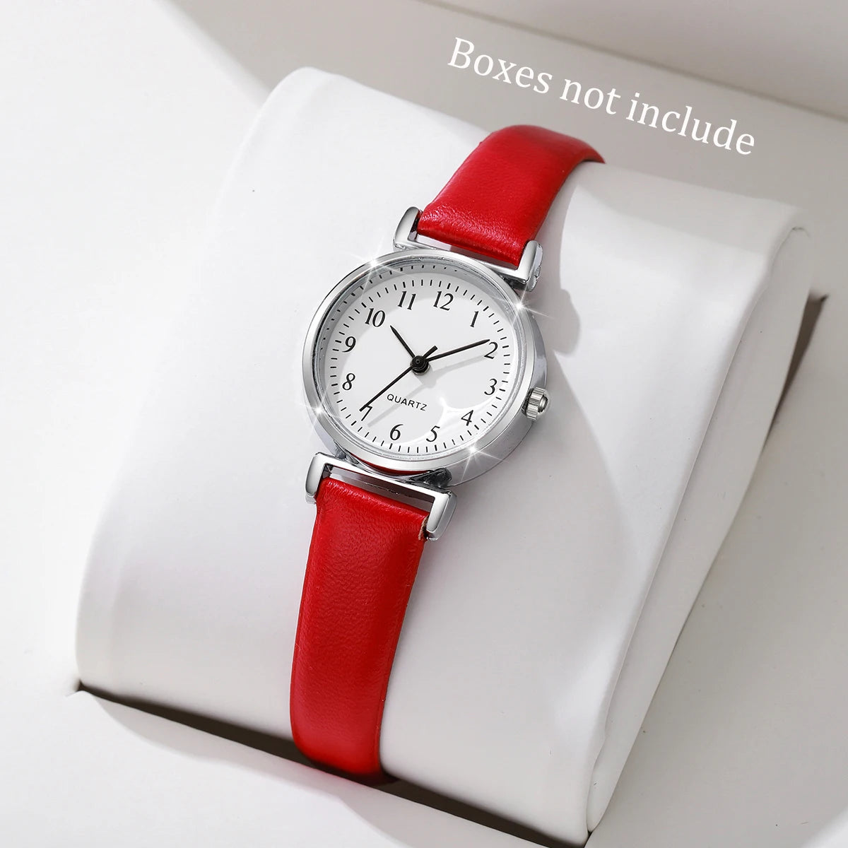 Fashion Small Dial Women's Quartz Watch – Leather Band Analog Wristwatch