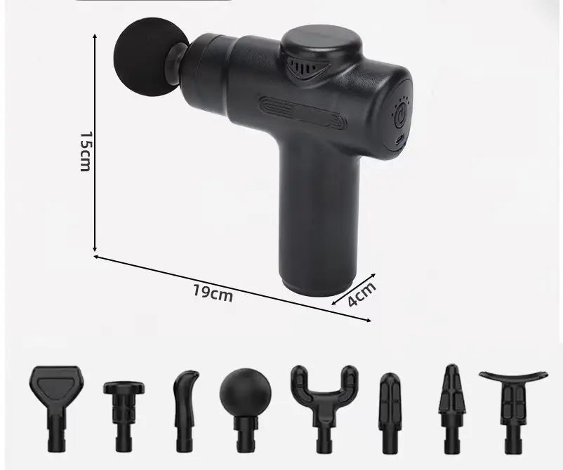 Electric Deep Tissue Massage Gun | 8 Heads for Full Body Muscle Recovery