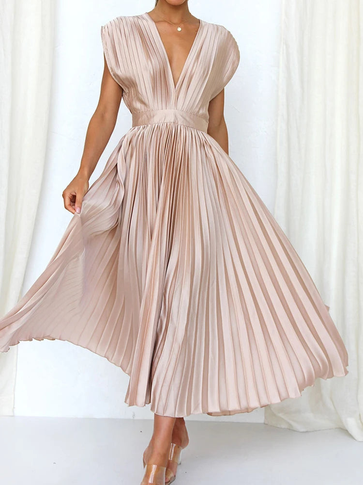 Party Dress V-Neck
