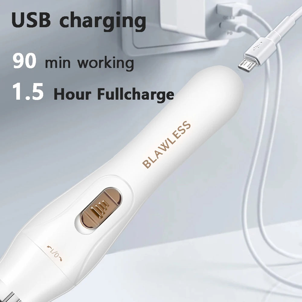 Portable Epilator for Women – Painless Hair Removal for Face & Body