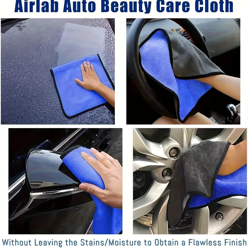Microfiber Car Cleaning Towels | Ultra Absorbent Auto Detailing & Drying Cloth