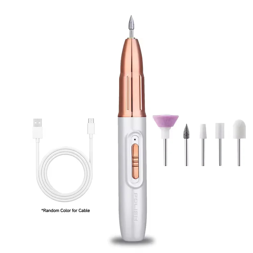Electric Nail Grinder – Rechargeable Portable Nail File & Polisher