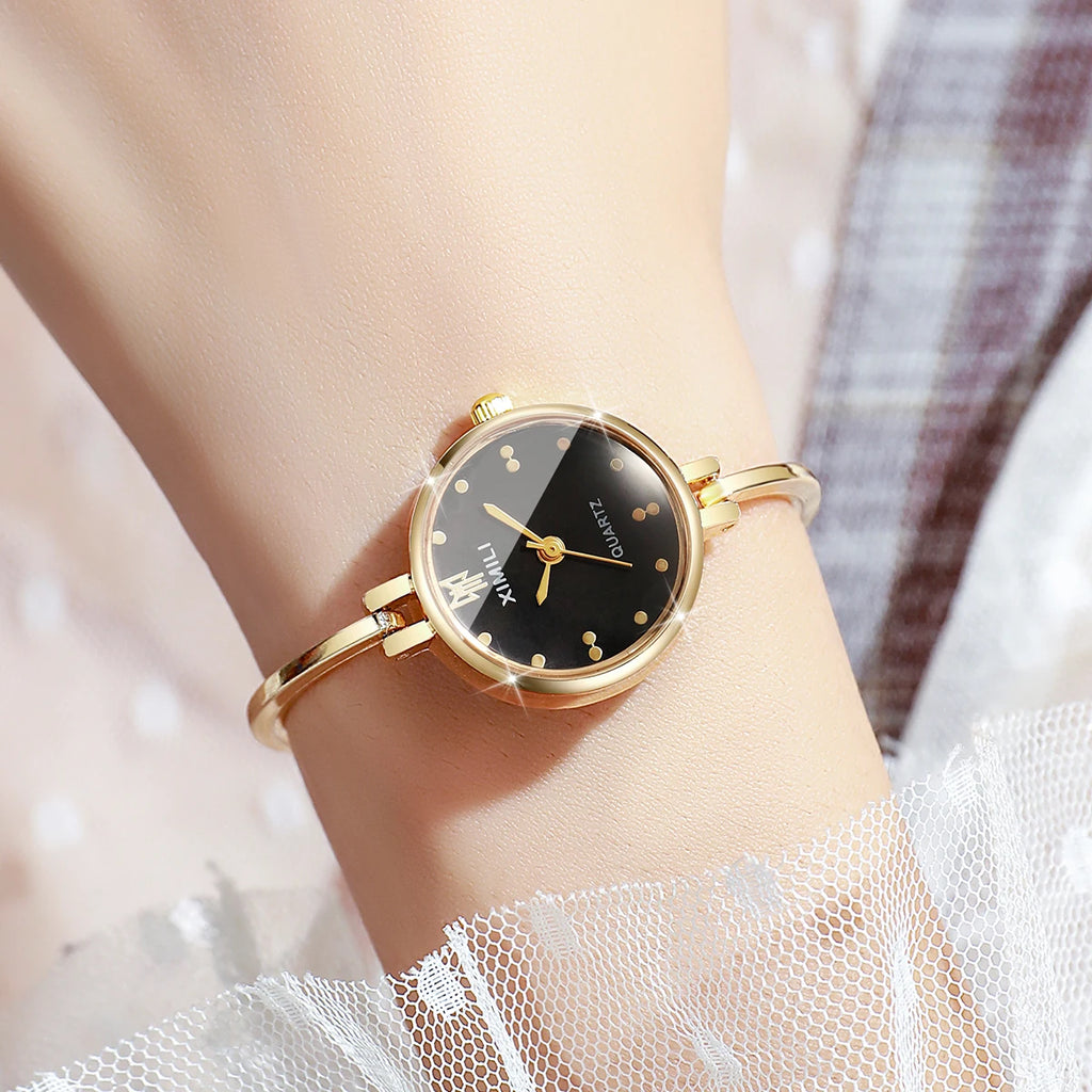 Fashion Women's Bracelet Bangle Quartz Watch – Elegant Ladies Wristwatch Gift