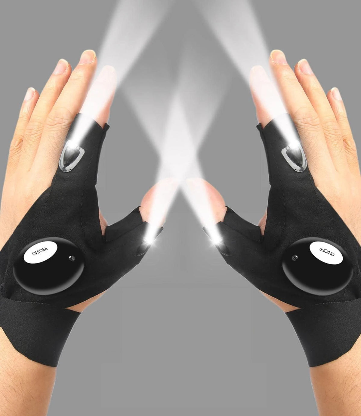 Hands-Free LED Flashlight Gloves