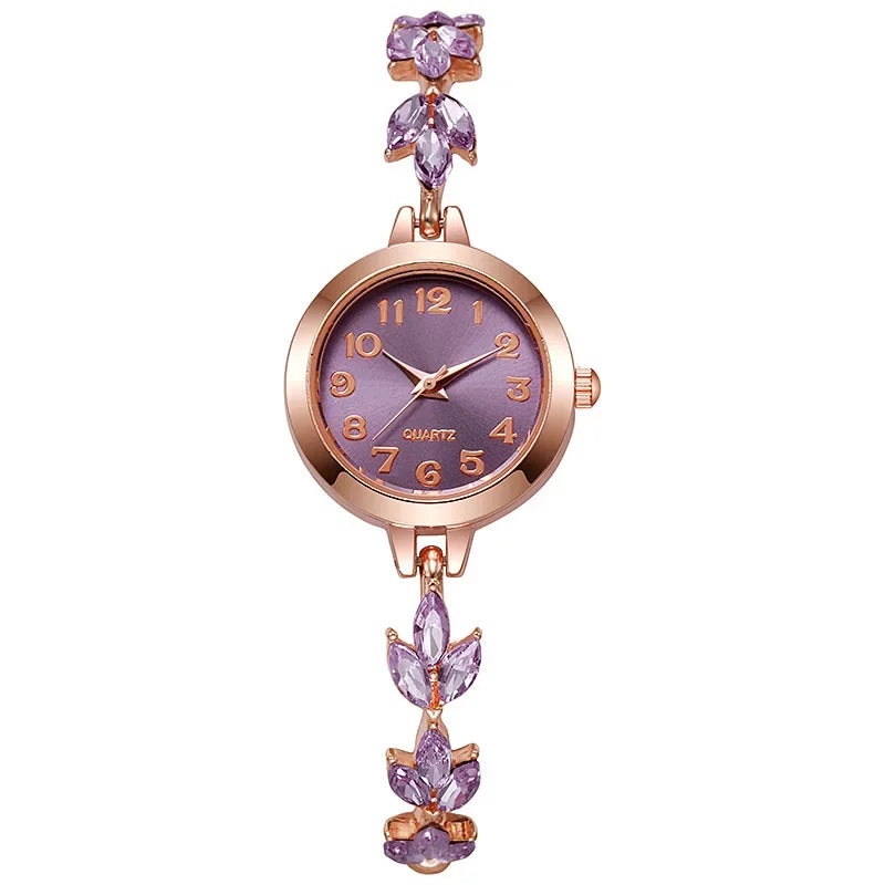 Elegant Rhinestone Bracelet Watch for Women – Luxury Quartz Gift
