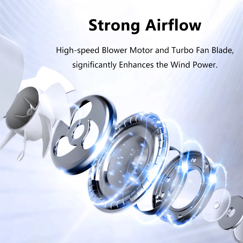 Portable Misting Fan – 4-Speed Personal Cooling Device with USB-C