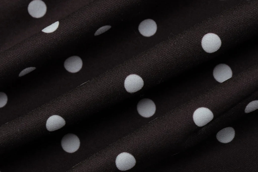 Polka Dot Tie-Up Bodycon Hip Wrap Mini Dress