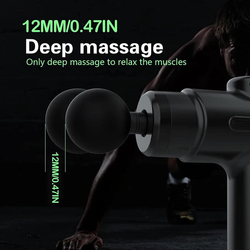 Electric Deep Tissue Massage Gun | 8 Heads for Full Body Muscle Recovery