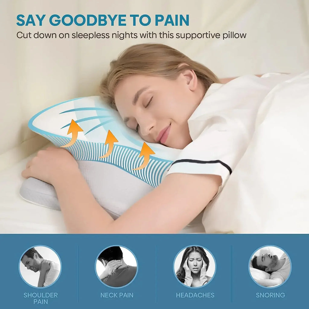 Contoured Memory Foam Pillow