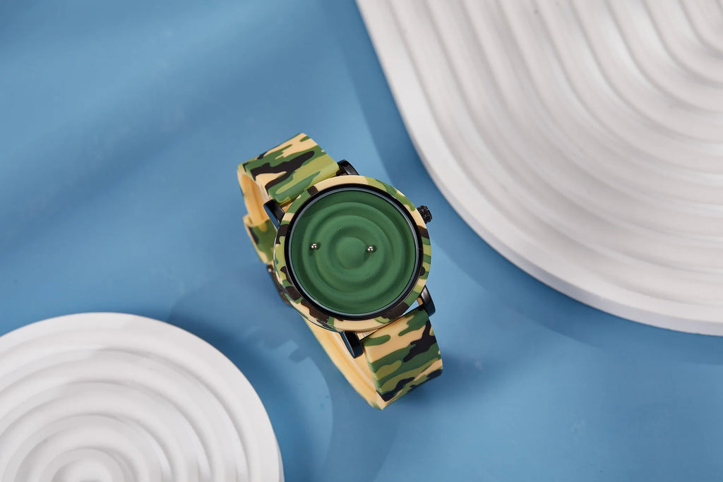 Magnetic Pointer Watch – Waterproof Quartz for Men & Women