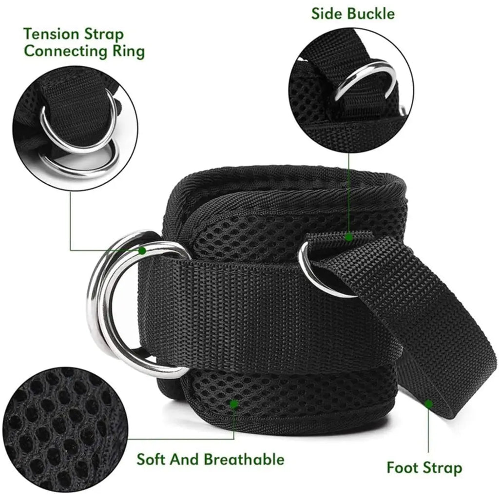 Ankle Straps for Cable Machine – Glute, Leg & Lower Body Training